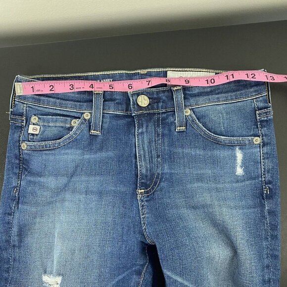 AG Adriano Goldschmied Womens Skinny Jeans Size 24 Medium Wash Abbey Mid Rise - Picture 8 of 11